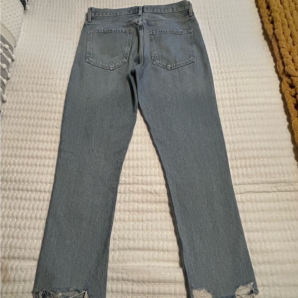 AGOLDE Riley High Rise Straight Crop Jeans - Picture 5 of 5